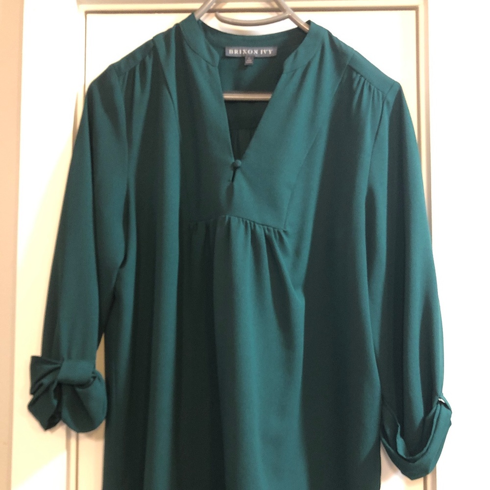 Dark Green Blouse